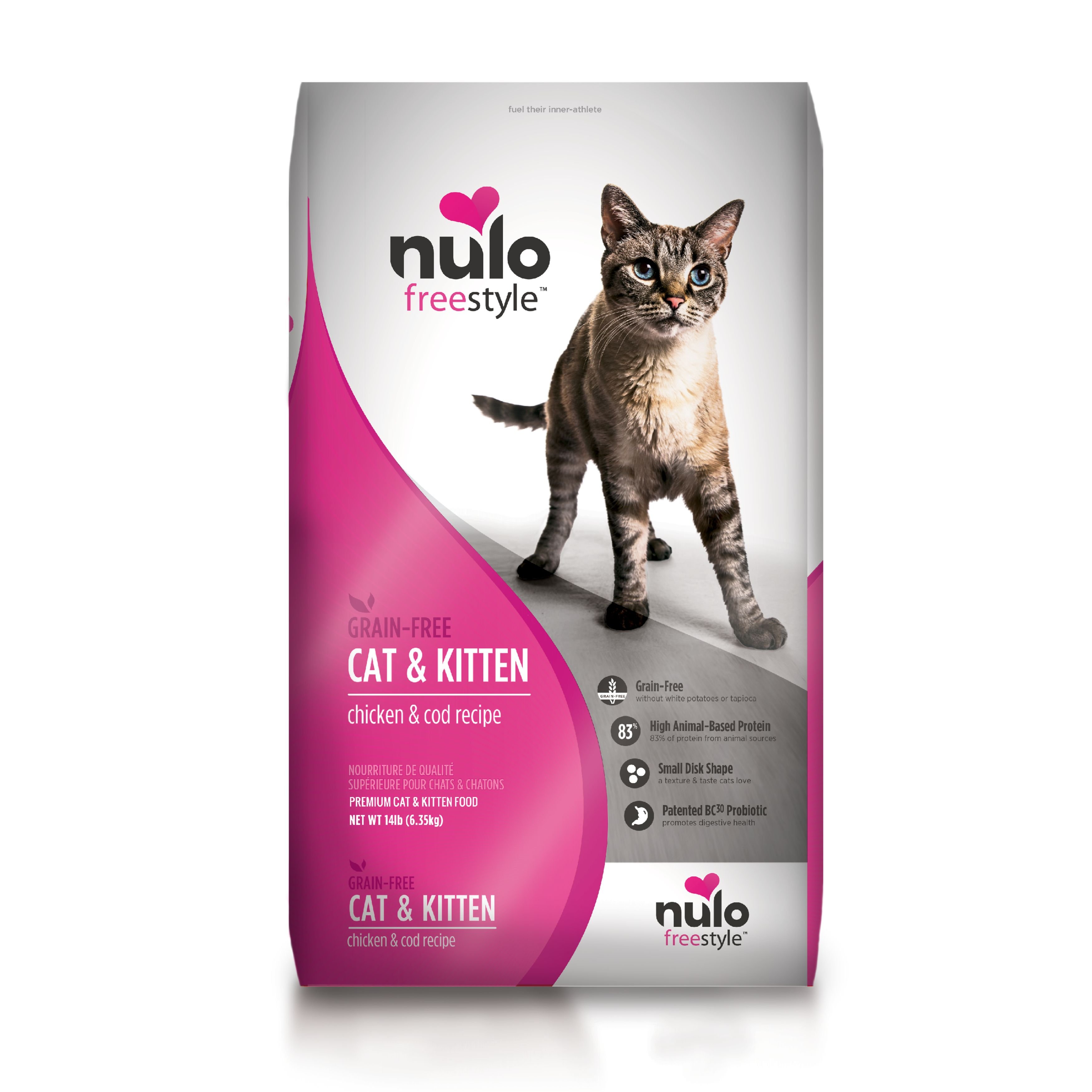 NULO Freestyle Chicken Cod Recipe Grain Free Dry Cat Kitten