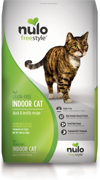 Nulo Freestyle Duck & Lentils Recipe Grain-Free Indoor Dry Cat Food, 14-lb bag slide 1 of 10