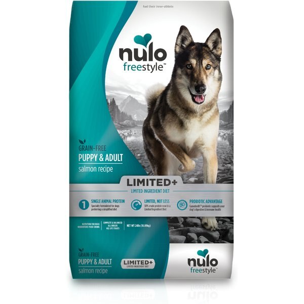 NULO Freestyle Limited+ Turkey Recipe GrainFree Puppy & Adult Dry Dog Food, 24lb bag