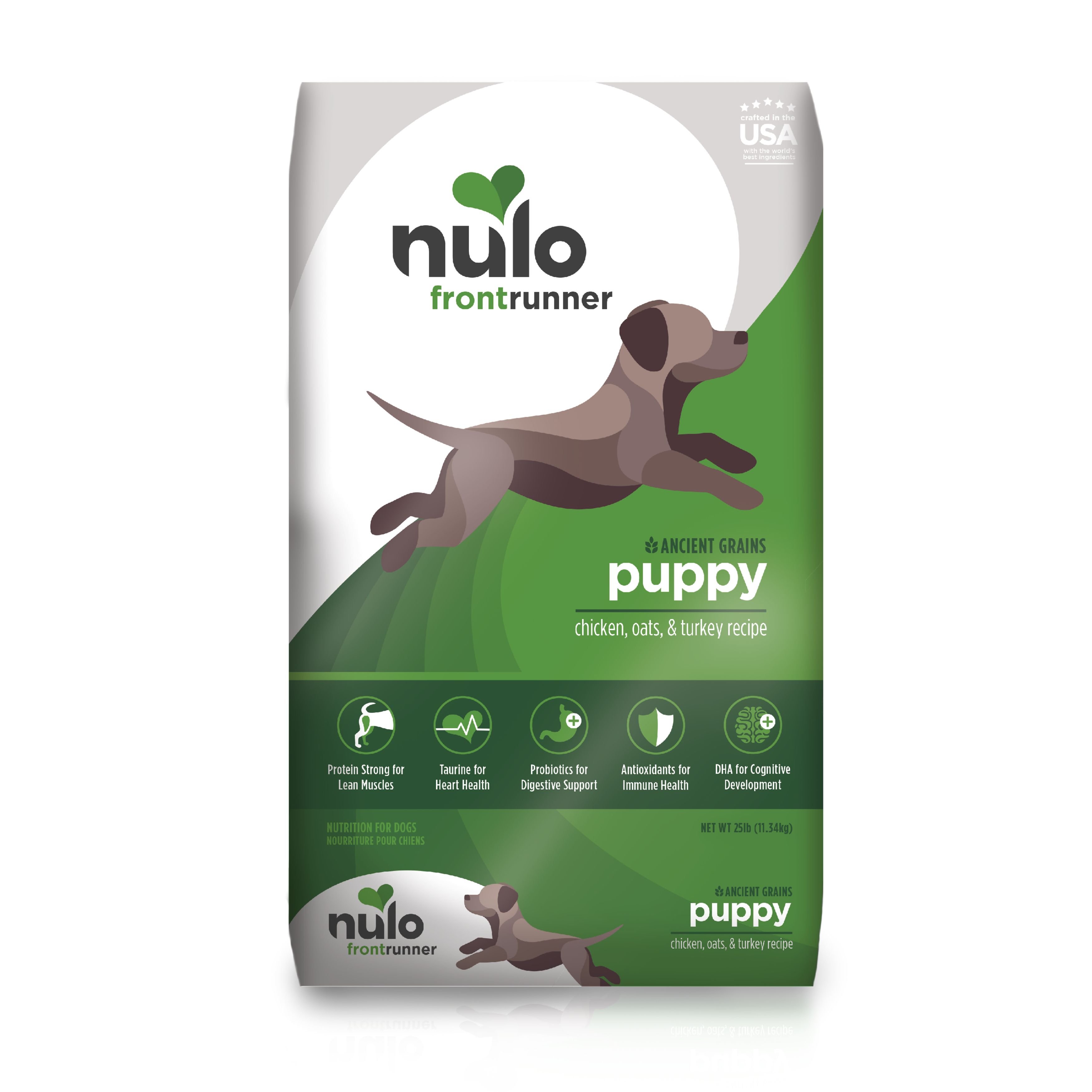 NULO Frontrunner Ancient Grains Chicken Oats Turkey Puppy Dry