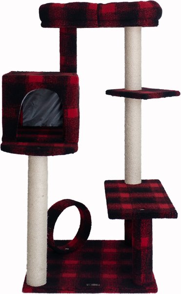Armarkat Classic Real Wood Cat Tree With Bench & Perch, 50-in slide 1 of 9