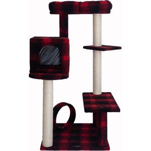 Armarkat Classic Real Wood Cat Tree With Bench & Perch, 50-in