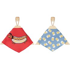 Wagatude Hot Dog Beer Mug Dog Bandana Set