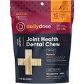 dailydose Joint Health Dental Chews for Medium Dogs, 15 count