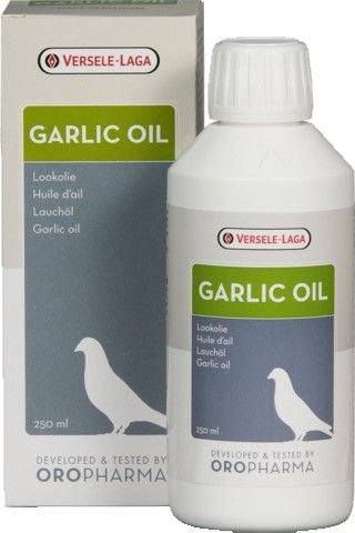 Versele-Laga Oropharma Garlic Oil Respiratory & Circulatory Health Pigeon Supplement, 8-oz bottle slide 1 of 2