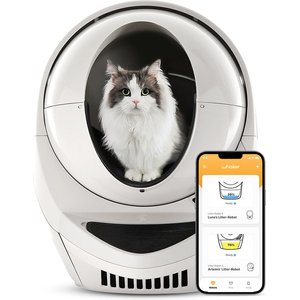 Whisker Litter-Robot 3 WiFi Enabled Automatic Self-Cleaning Cat Litter Box, Beige