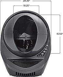 Litter-Robot 3 WiFi Enabled Automatic Self-Cleaning Cat Litter Box, Grey slide 2 of 9