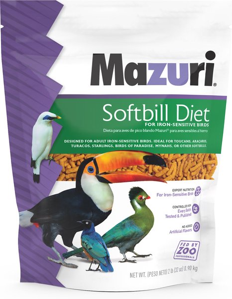 Mazuri Softbill Low Iron Bird Food slide 1 of 8
