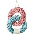 Bones & Chews Rope Rings with Bone Dog Toy, 1 count