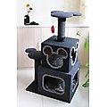 Penn-Plax Disney Cubical 39.4-in Felt Cat Tree & Condo