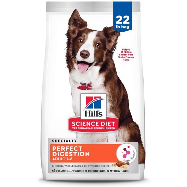 HILL'S SCIENCE DIET Adult Perfect Digestion Chicken, Brown Rice