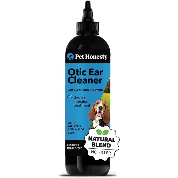 PETHONESTY Otic Dog Ear Cleaner Allergy Itch Skin Relief, Cucumber Melon Scent, 8fl oz bottle