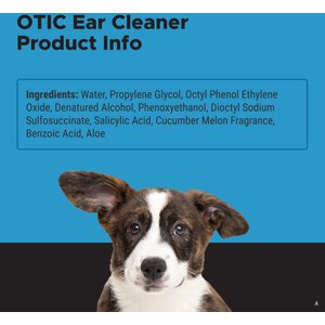 PetHonesty Otic Dog Ear Cleaner, Cucumber Melon Scent, 8-oz bottle