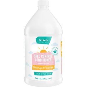Frisco Shed Control Dog & Cat Conditioner, Sweet Nectar Scent, 1-gal bottle
