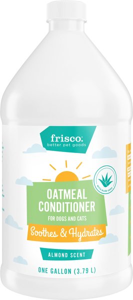 Frisco Oatmeal Conditioner with Aloe for Dogs & Cats, Almond Scent, 1-gal bottle slide 1 of 5