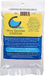 Horse Quencher Single Serve Butterscotch Flavor Horse Treats, 2.3-oz bag, case of 24