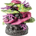 biOrb Coral Ridge Aquarium Ornament, Green-Purple