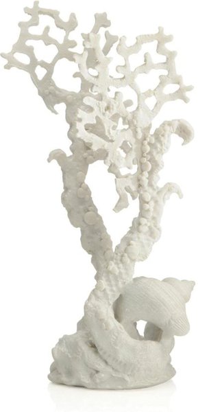 biOrb Fan Coral Aquarium Ornament, White, Medium slide 1 of 2