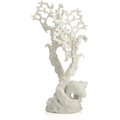 biOrb Fan Coral Aquarium Ornament, White, Medium
