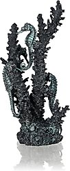 biOrb Seahorses on Coral Aquarium Ornament, Black, Medium