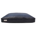 B&G Martin Faux Leather Poly Fill Cushion Insert Dog & Cat Bed, Black, X-Large