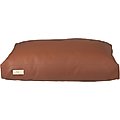 B&G Martin Faux Leather Poly Fill Cushion Insert Dog & Cat Bed, Dark Brown, X-Large