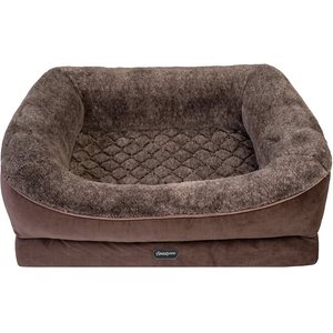 Beautyrest Ultra Plush Cuddler Dog & Cat Bed, Brown, Medium