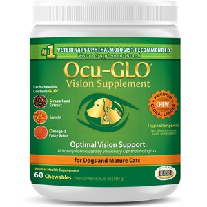 Animal Necessity Ocu-GLO Optimal Vision Support Soft Chew Dog & Cat Supplement, 60 count