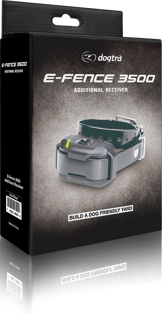 DOGTRA EF3500 Electronic Dog Fence System Additional Receiver, Black