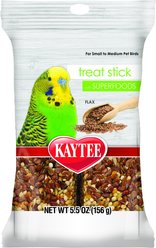 Kaytee Avian Superfood Treat Stick Flax Bird Treat, 5.5-oz bag