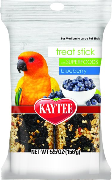 Kaytee Avian Superfood Treat Stick Blueberry Bird Treat, 5.5-oz bag slide 1 of 10