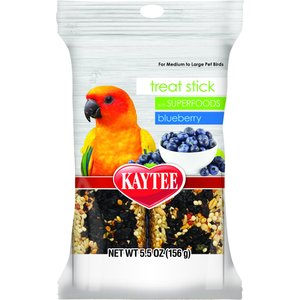 Kaytee Avian Superfood Treat Stick Blueberry Bird Treat, 5.5-oz bag