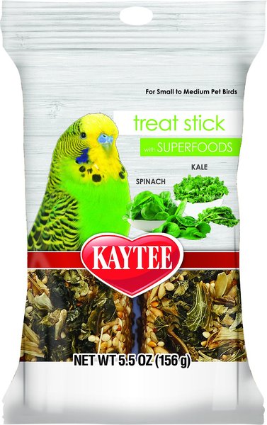 Kaytee Avian Superfood Treat Stick Spinach & Kale Bird Treat, 5.5-oz bag slide 1 of 8