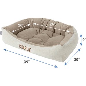 Personalized dog clearance bed cover