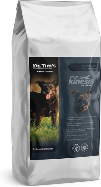 Dr. Tim's Kinesis Senior Dog Formula Dry Food, 15-lb bag slide 1 of 6