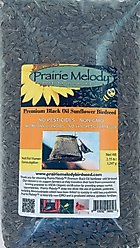 Prairie Melody Pesticide Free Premium Black Oil Sunflower Bird Food, 2.75-lb bag, case of 4
