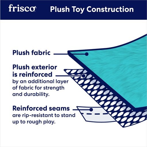 Frisco Corndog Interactive Plush Squeaky Dog Toy, Small/Medium