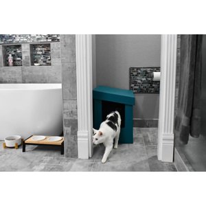 Kitangle Slope Style Cat Litter Box, X-Large, Teal