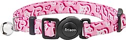 Frisco Artistic Hearts Polyester Cat Collar, 8 to 12-in neck, 3/8-in wide
