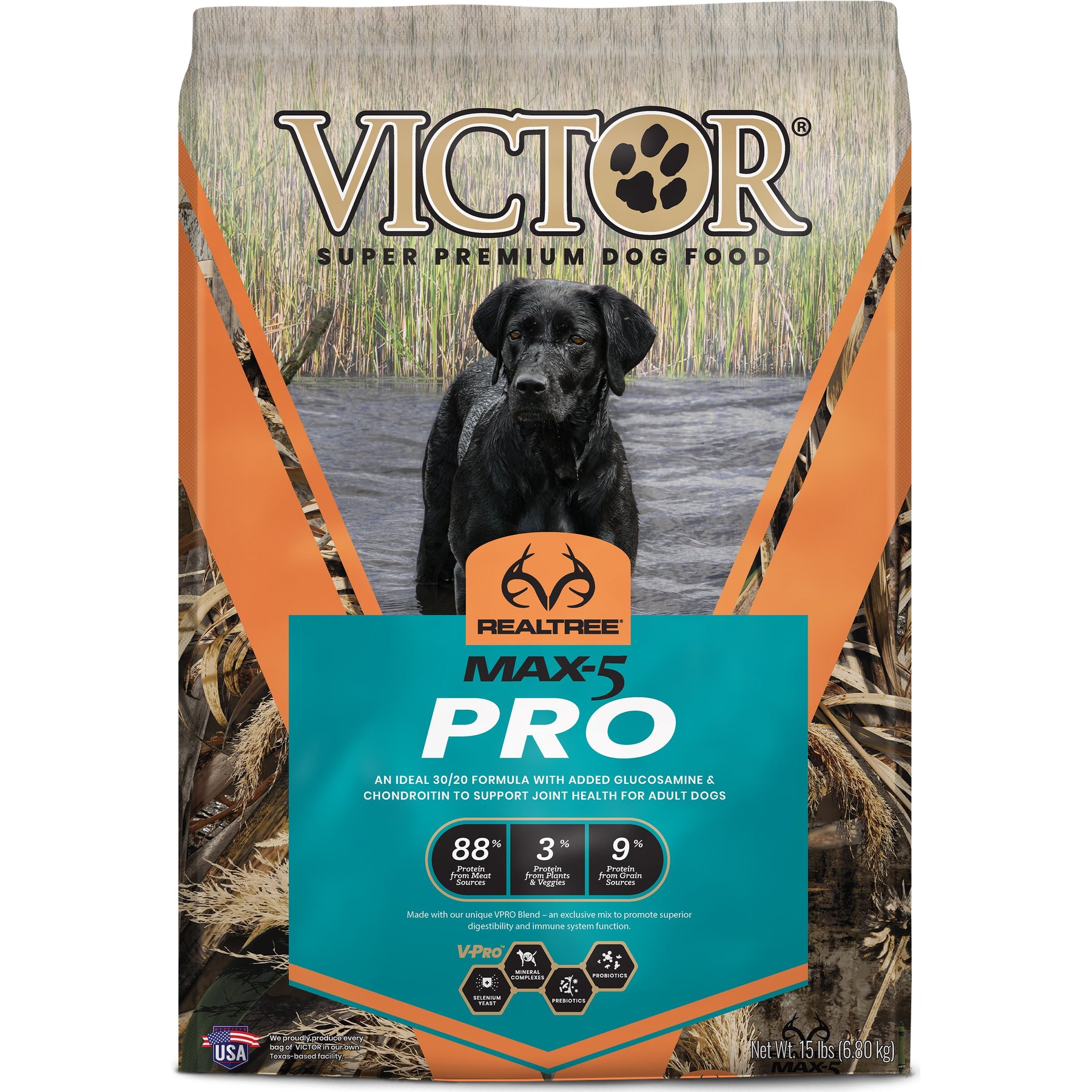 VICTOR Realtree MAX 5 PRO Dry Dog Food 15 lb bag Chewy