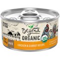 Purina Beyond High Protein Organic Chicken & Carrot Recipe Wet Cat Food, 3-oz can, case of 12