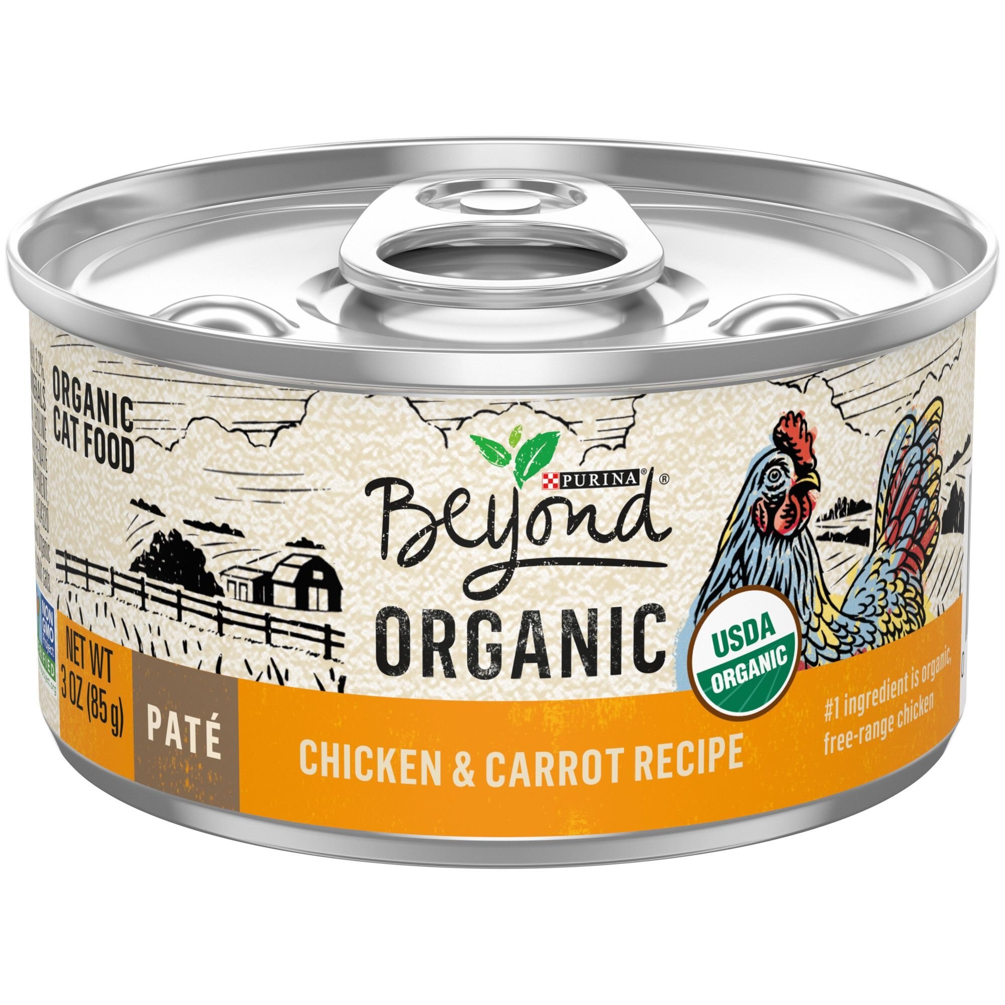 PURINA BEYOND High Protein Organic Chicken & Carrot Recipe Wet Cat Food
