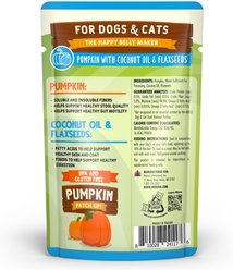 Weruva Pumpkin Patch Up! Pumpkin with Coconut Oil & Flaxseeds Dog & Cat Wet Food Supplement, 1.05-oz pouch, case of 12 slide 2 of 6