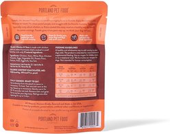 Portland Pet Food Company Tuxedo's Chicken & Yams Homestyle Wet Dog Food Topper, 9-oz pouch, case of 4 slide 2 of 9