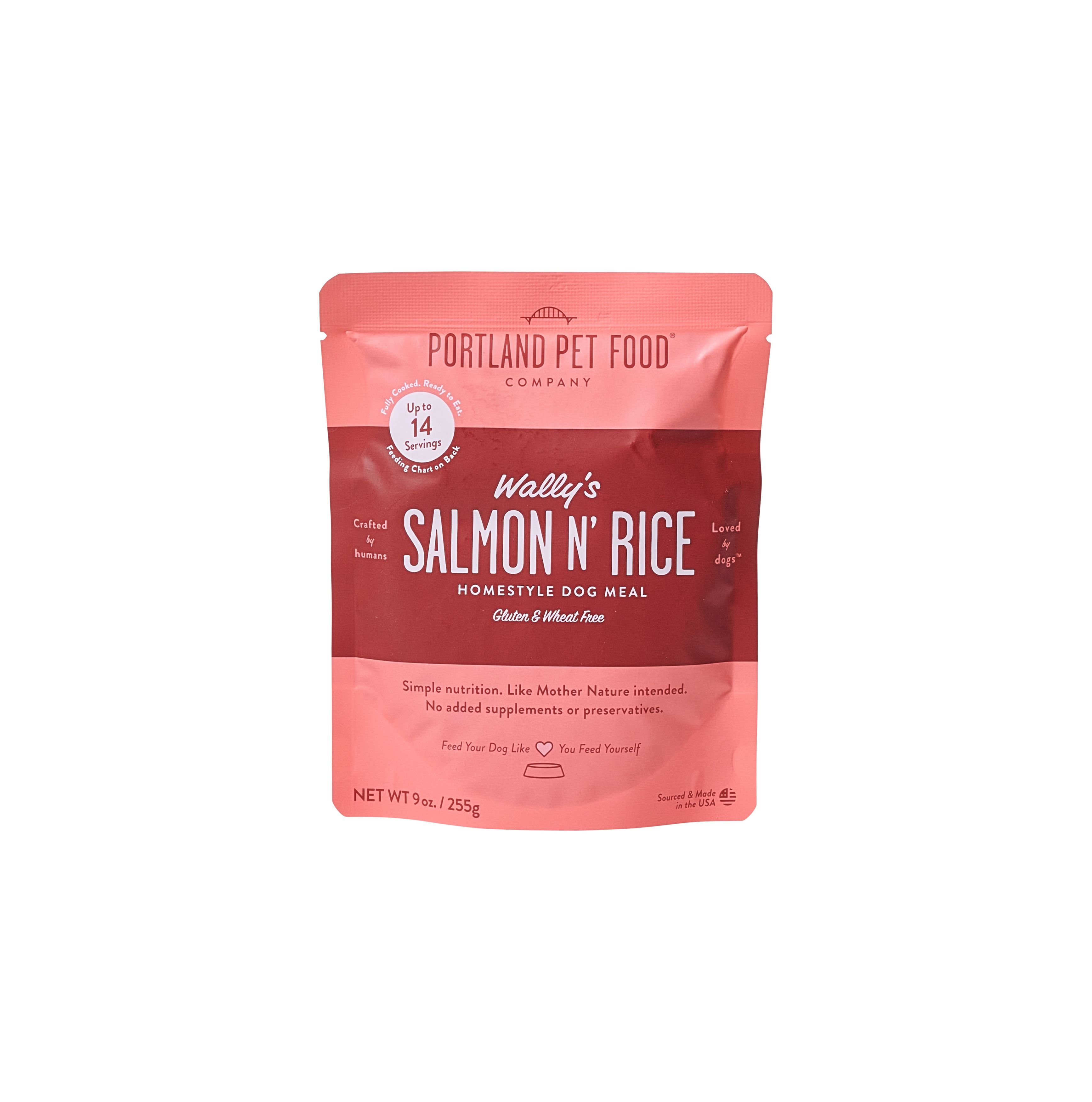 PORTLAND PET FOOD COMPANY Wally's Salmon N' Rice Homestyle Wet Dog Food