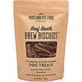 Portland Pet Food Company Beef Broth Brew Biscuits Dog Treats, 5-oz bag