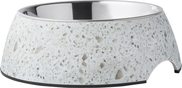Frisco Quartz Design Stainless Steel Dog & Cat Bowl, X-Small: 0.5 cup, 1 count slide 1 of 10