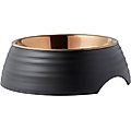 Frisco Matte Black Design Light Copper Stainless Steel Dog & Cat Bowl, Small: 1.5 cup, 1 count