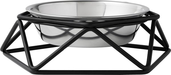Frisco Elevated Stainless Steel Dog & Cat Bowl with Metal Stand, X-Small: 0.5 cup, 1 count slide 1 of 9