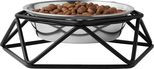 Frisco Elevated Stainless Steel Dog & Cat Bowl with Metal Stand, Small: 1.5 cup, 1 count